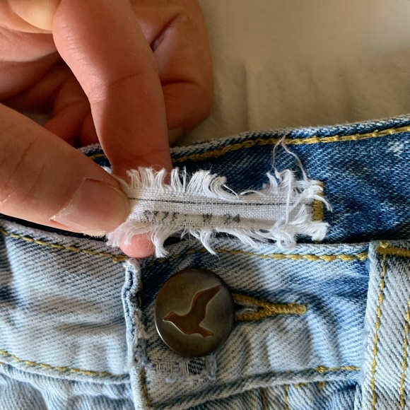 Free People Denim Shorts with Crochet Hem - Denim - Picture 6 of 6